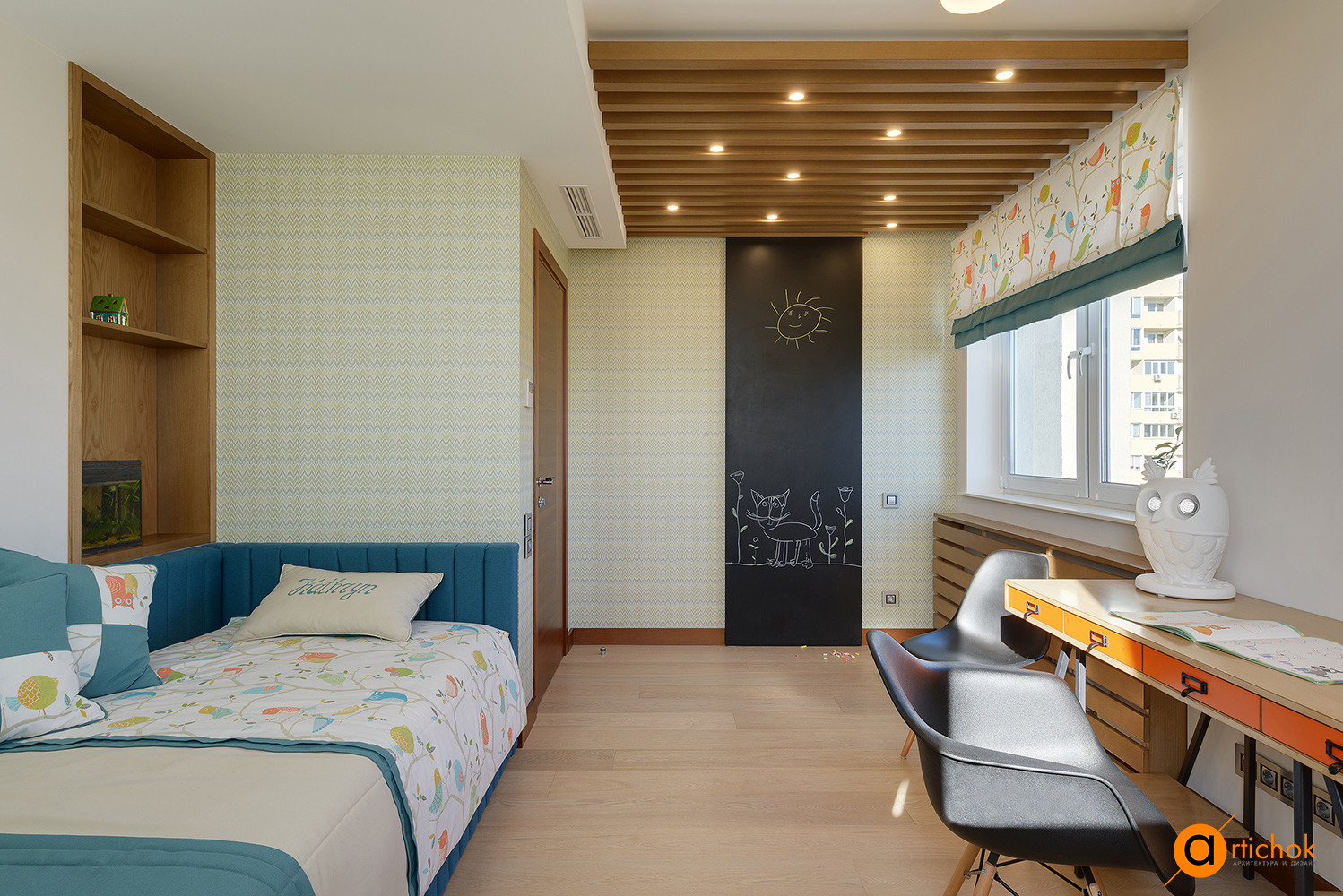 城市中的普罗旺斯·四口之家的温馨空间-11