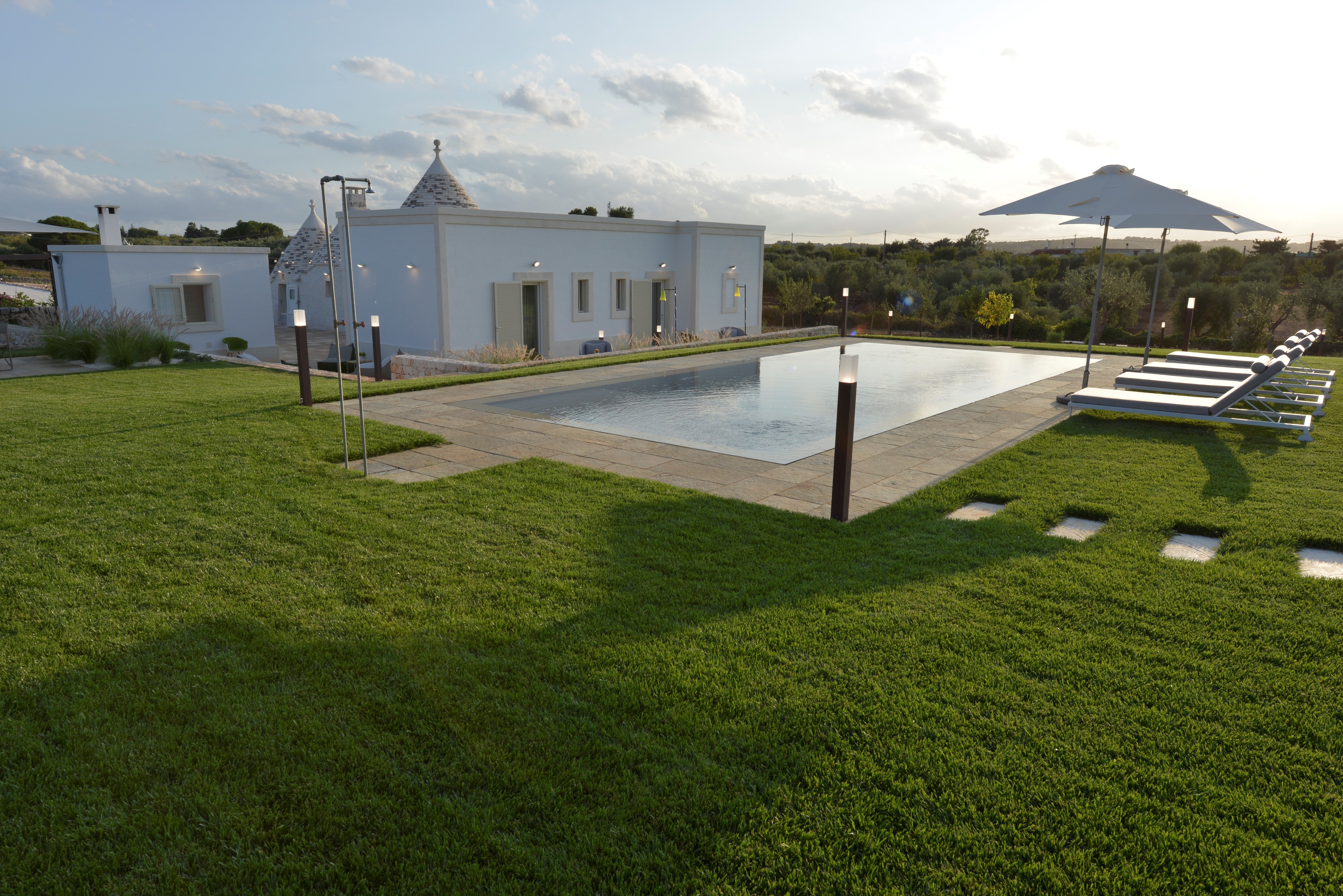 意大利乡村风格泳池设计-11