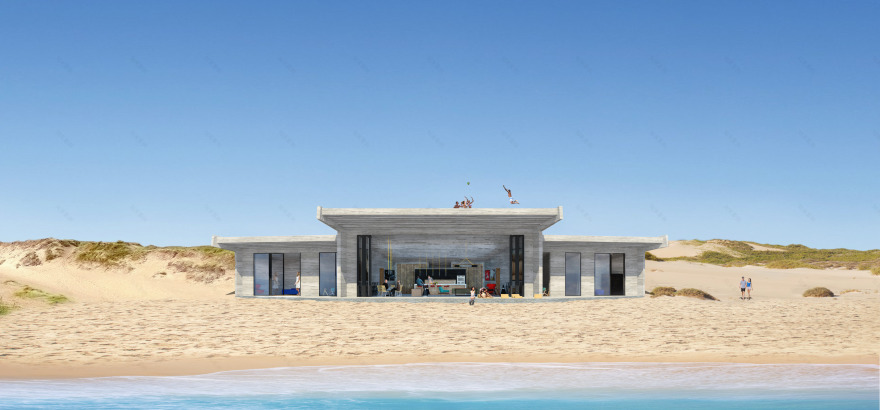 海洋边的“魟鱼”别墅-3