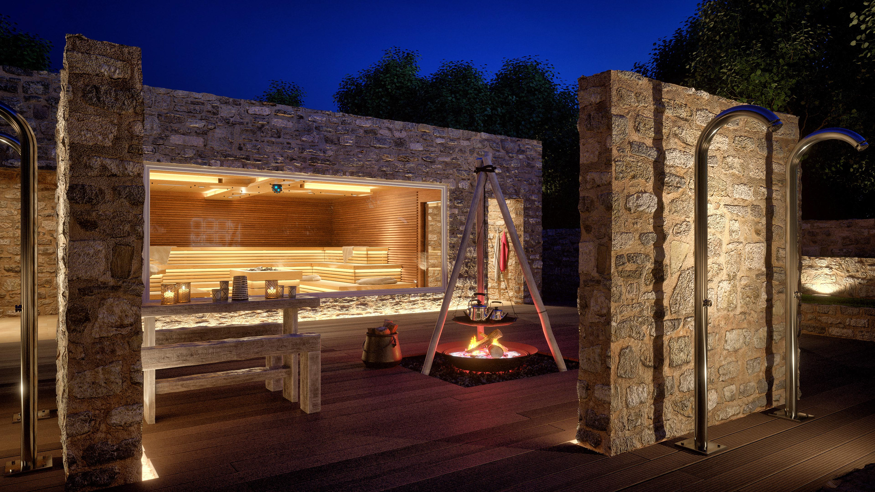 活动桑拿房设计，多元灯光营造 Mood-Room 氛围-7