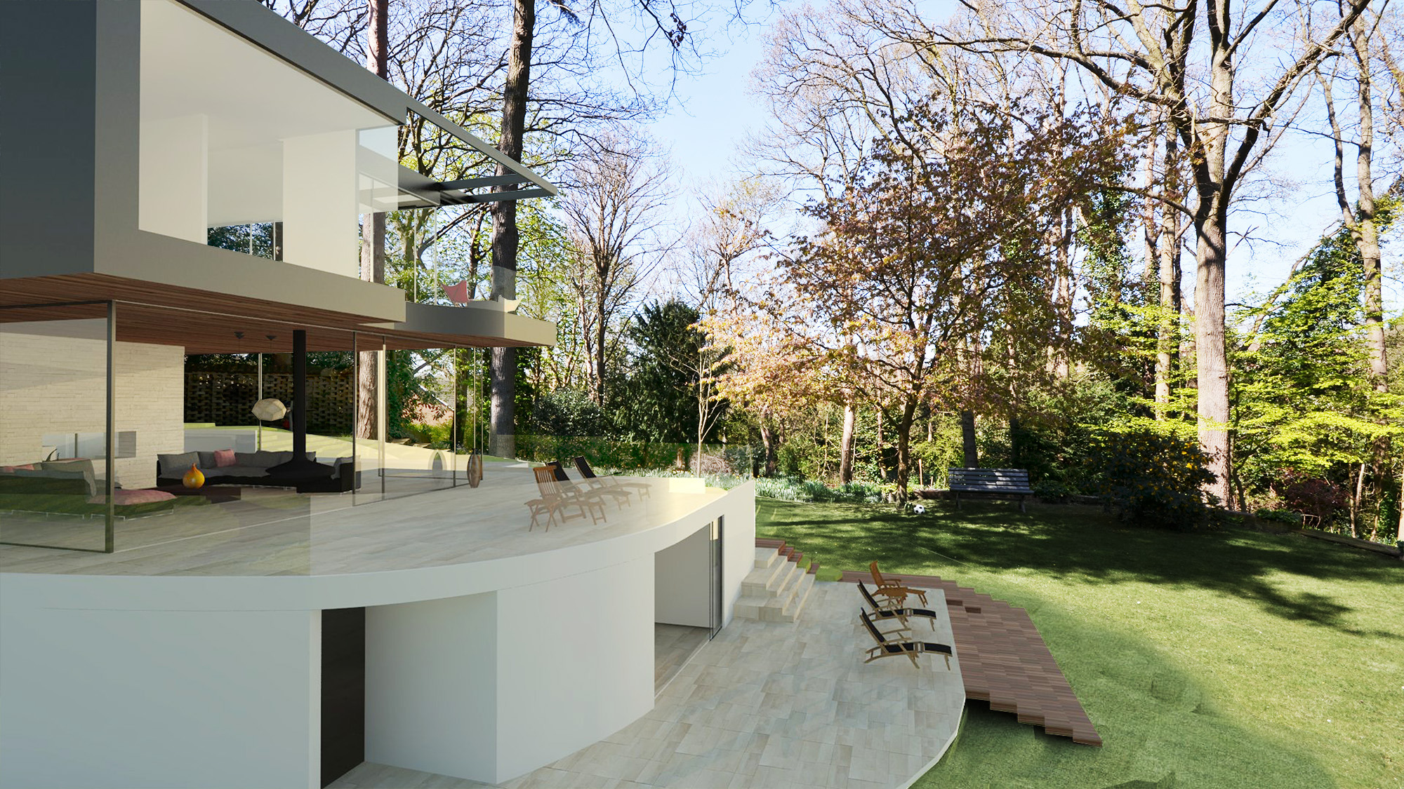 伦敦音乐家庭的山顶别墅设计-5