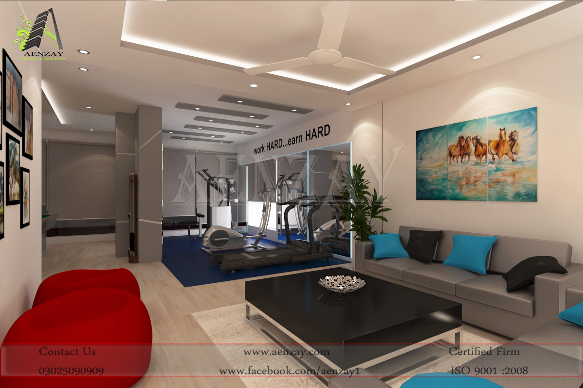 Software House Gym Area Designed by AenZay-4