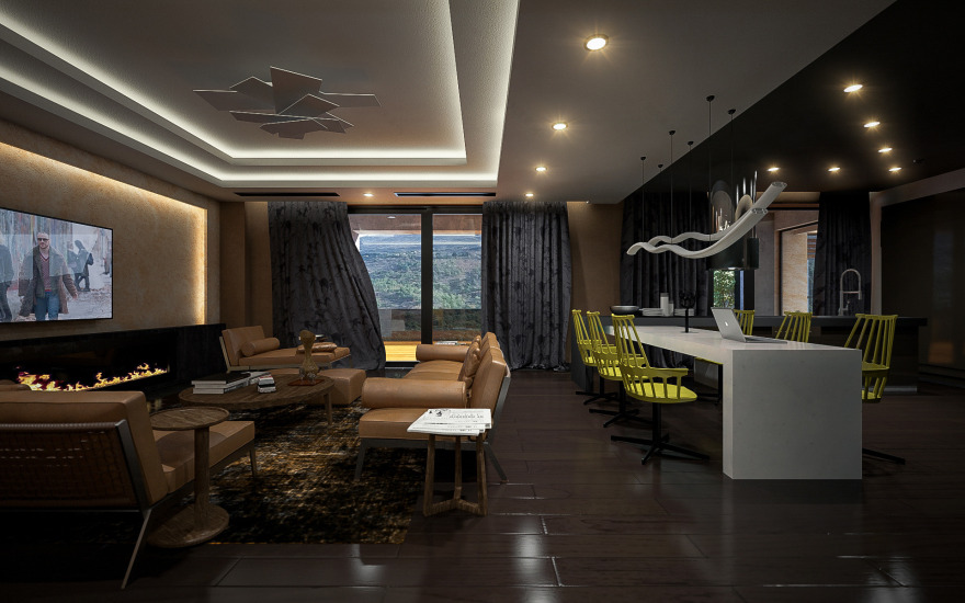 都市幻影 | 200 平米顶层公寓设计-3