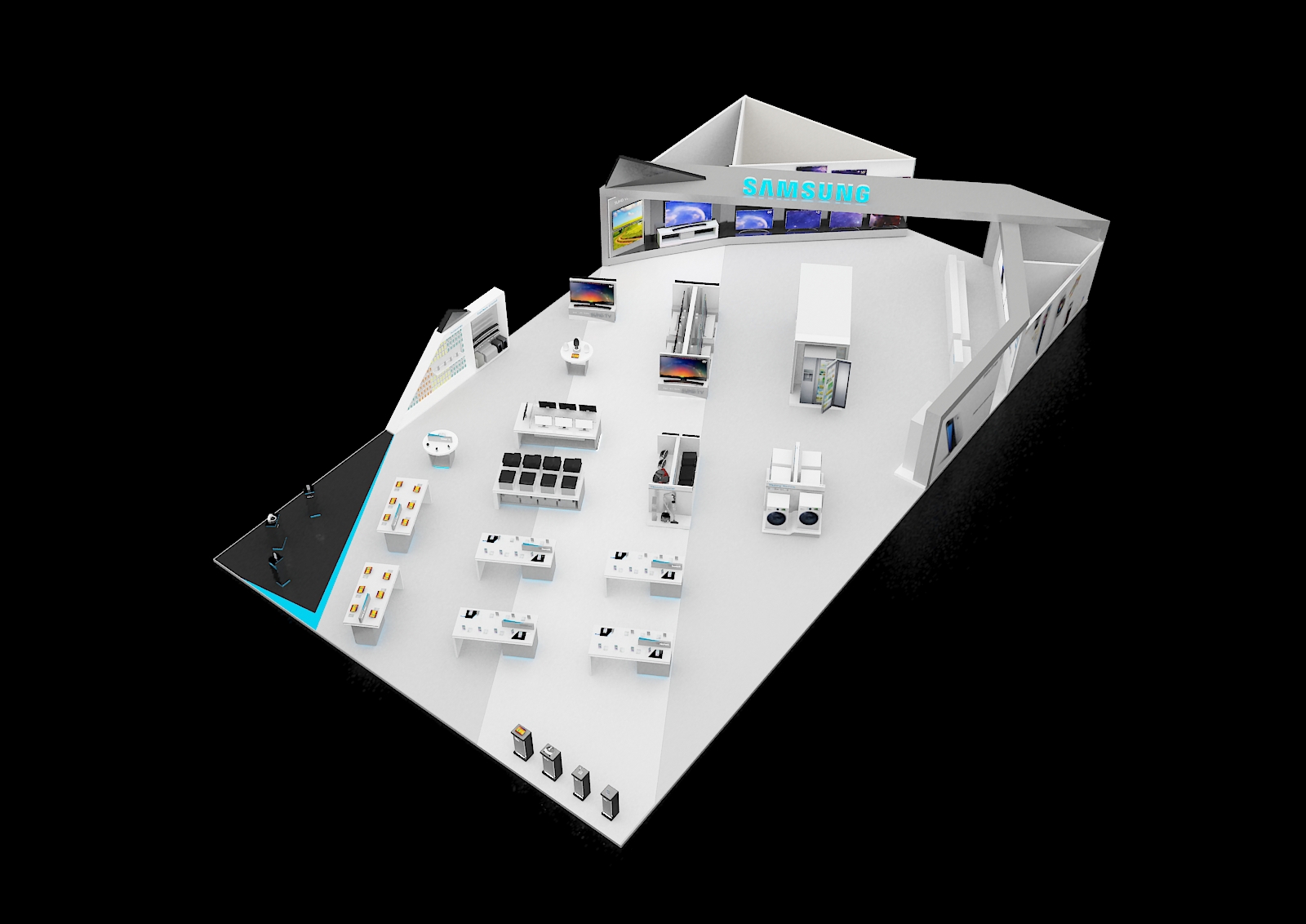 三星电子在 2016 年 GITEX Shopper 展位的室内设计-5