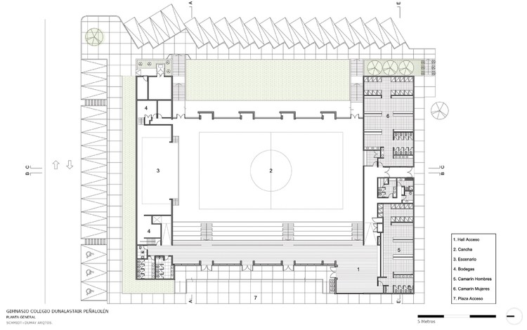 Dunalastair School Gymnasium 室内设计-10