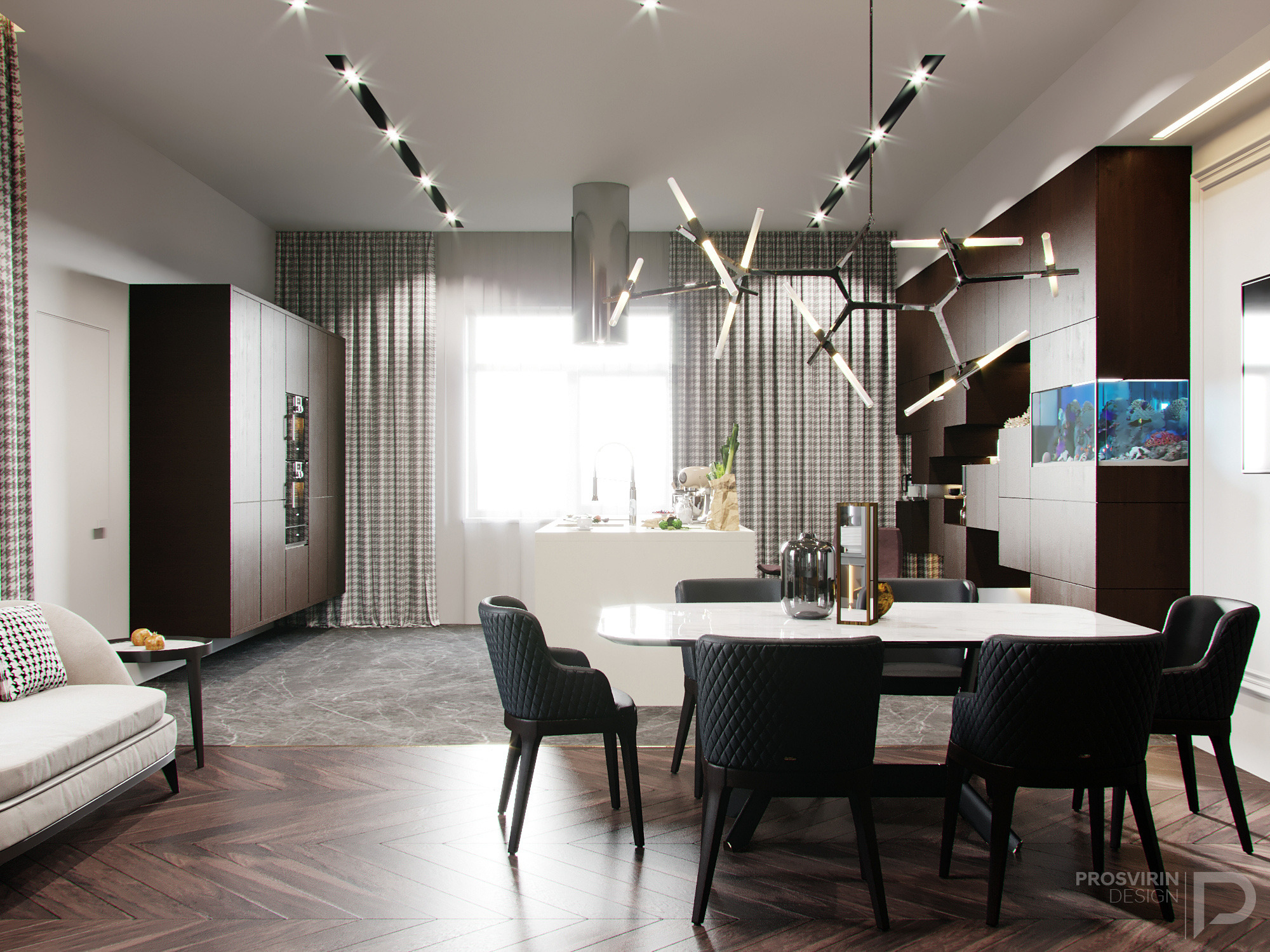 2018 年完工的现代厨房设计案例-1