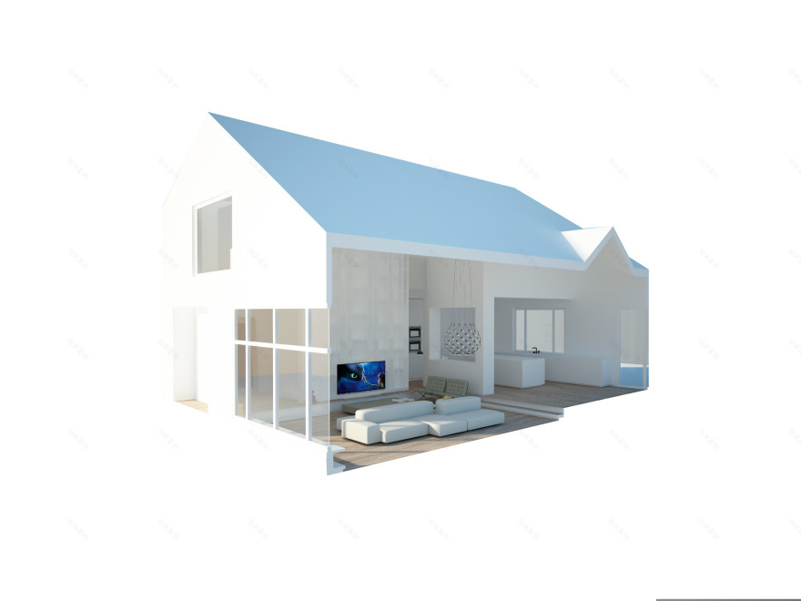 360°全景生活 | 新泽西森林中的家庭活动室-6