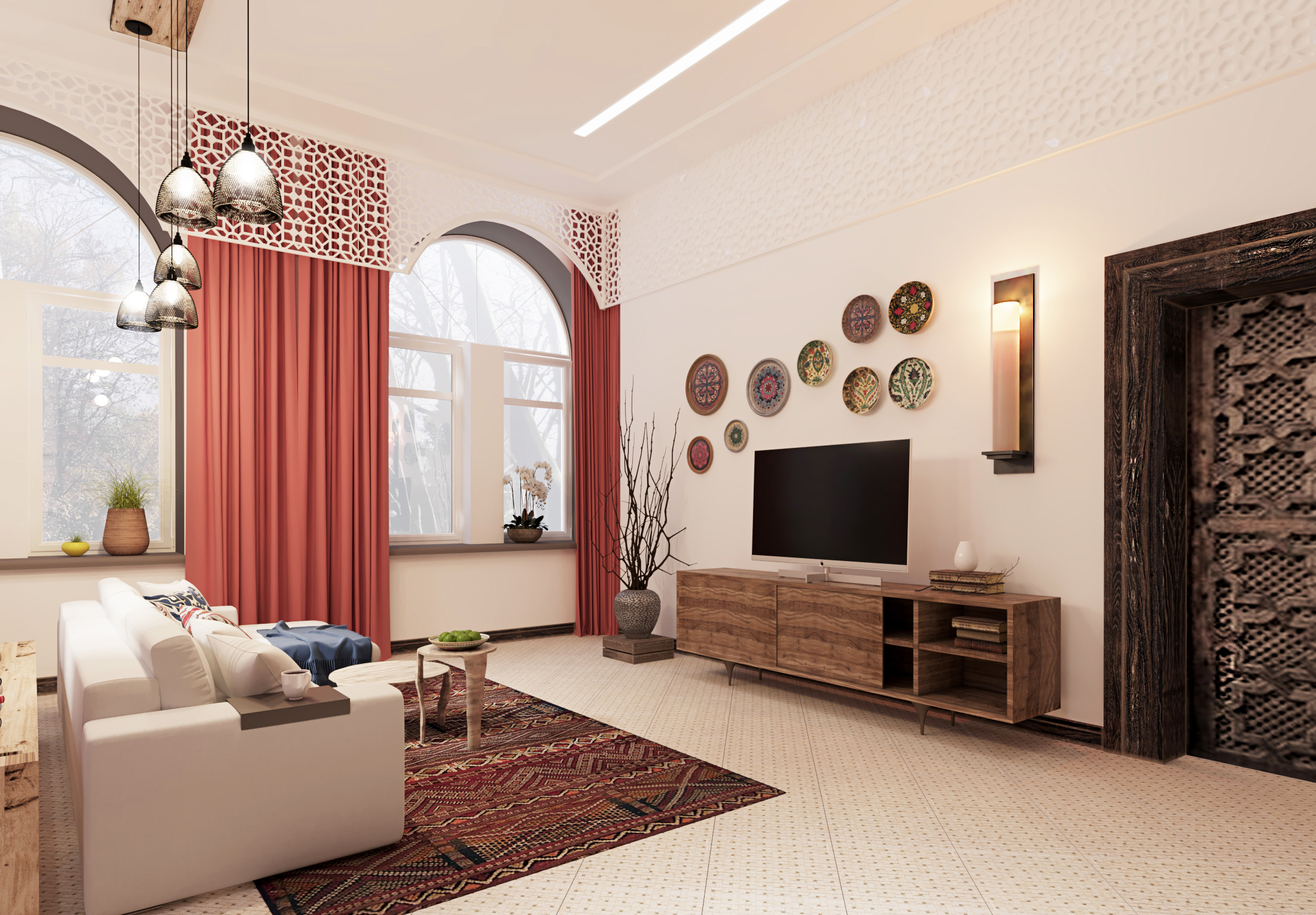 House. Moroccan motifs - 1nd floor-21