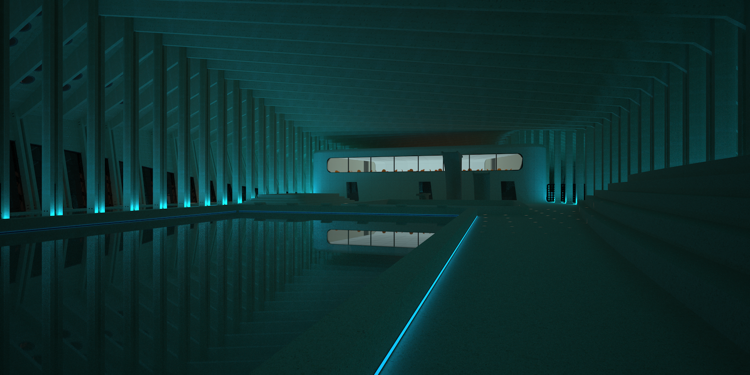 波浪形游泳馆设计-9