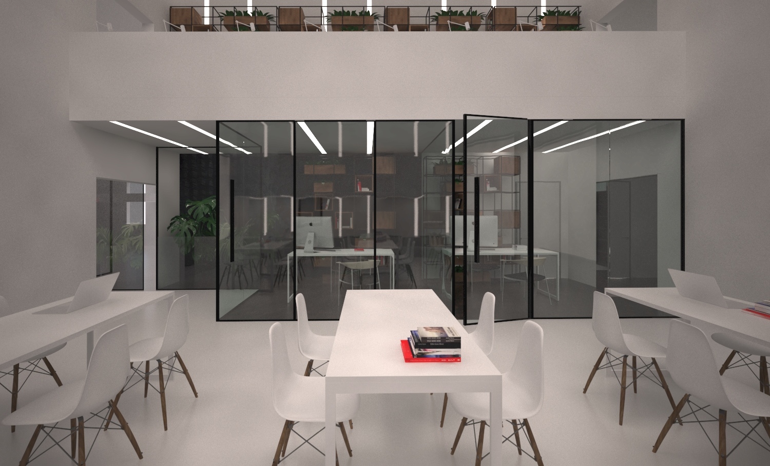 Design project for library of Moscow City University-7