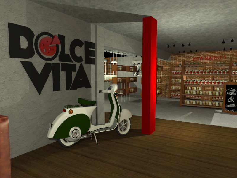 LA CARRETA PIZZERIA 餐厅设计-0