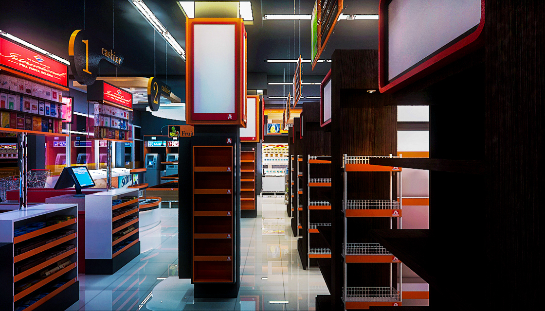 Super Market Interior Design (Alfamidi)-5