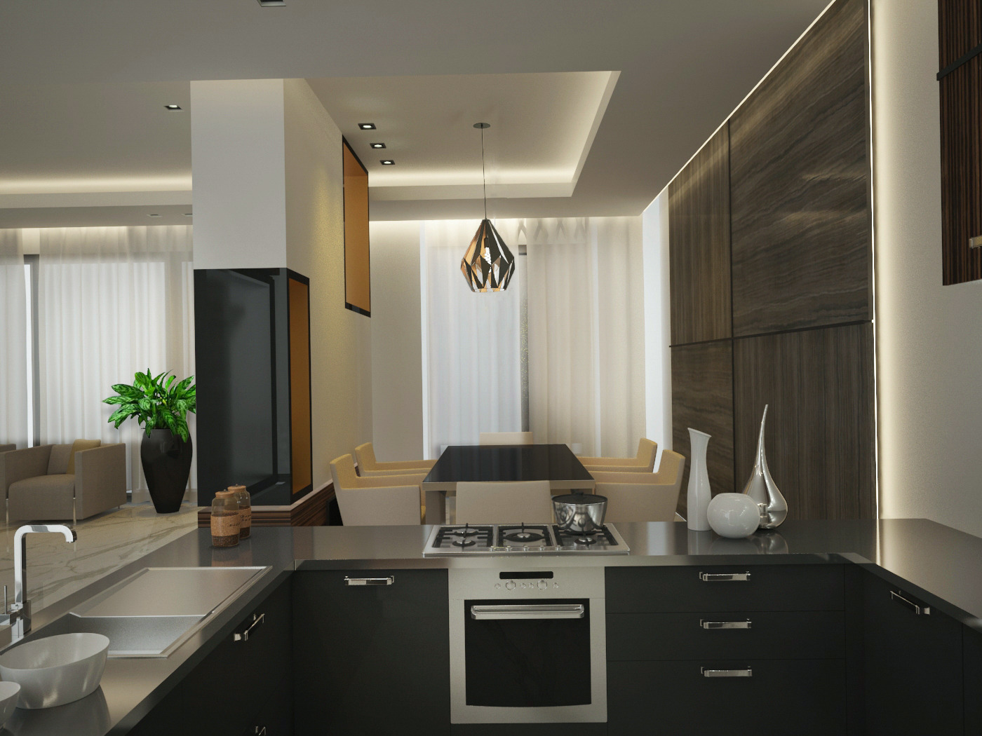 科威特 Radiance Villa 豪华私人住宅设计-8