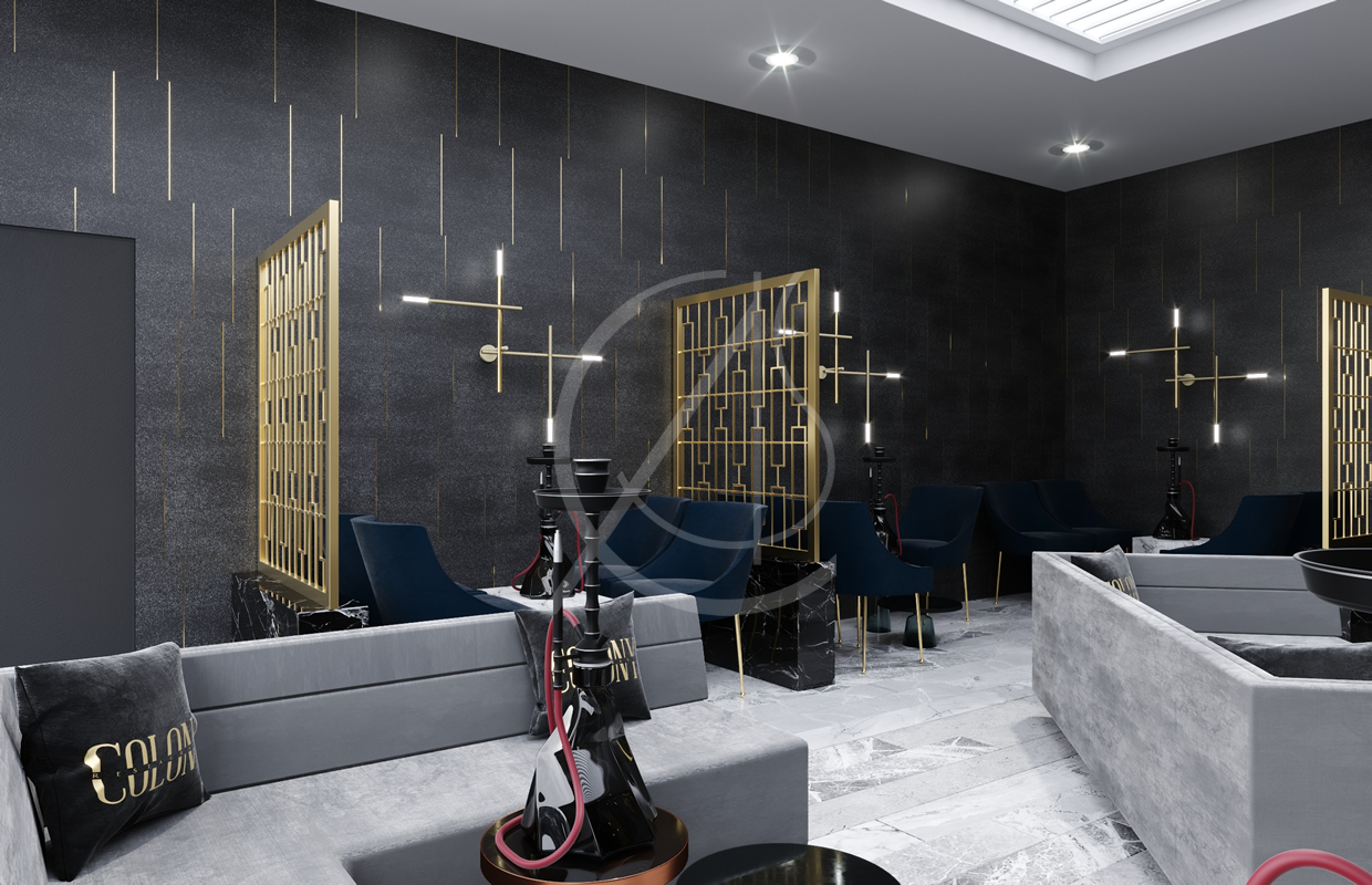 殖民地现代豪华精致餐饮餐厅-15