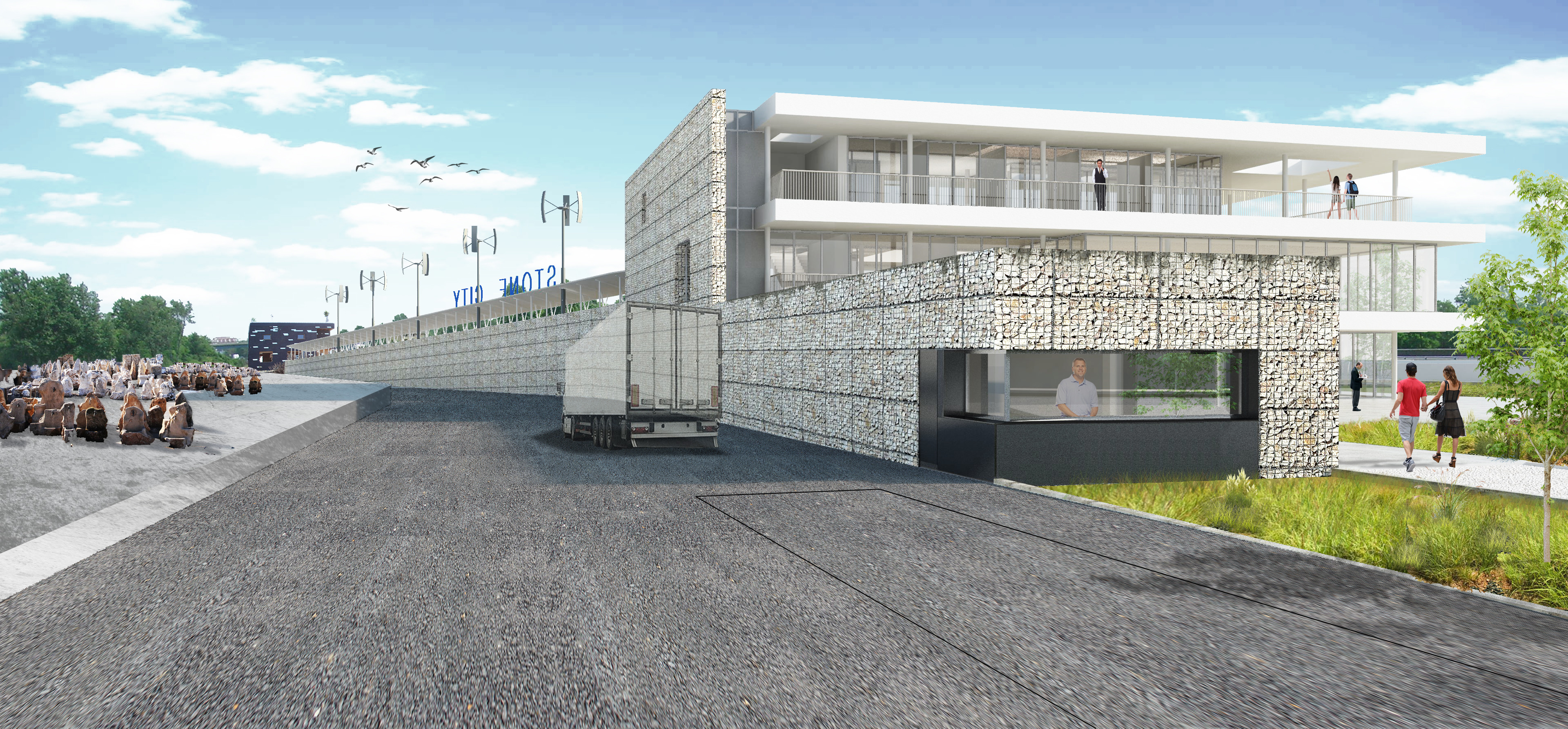 透明环保企业总部设计竞赛作品-1