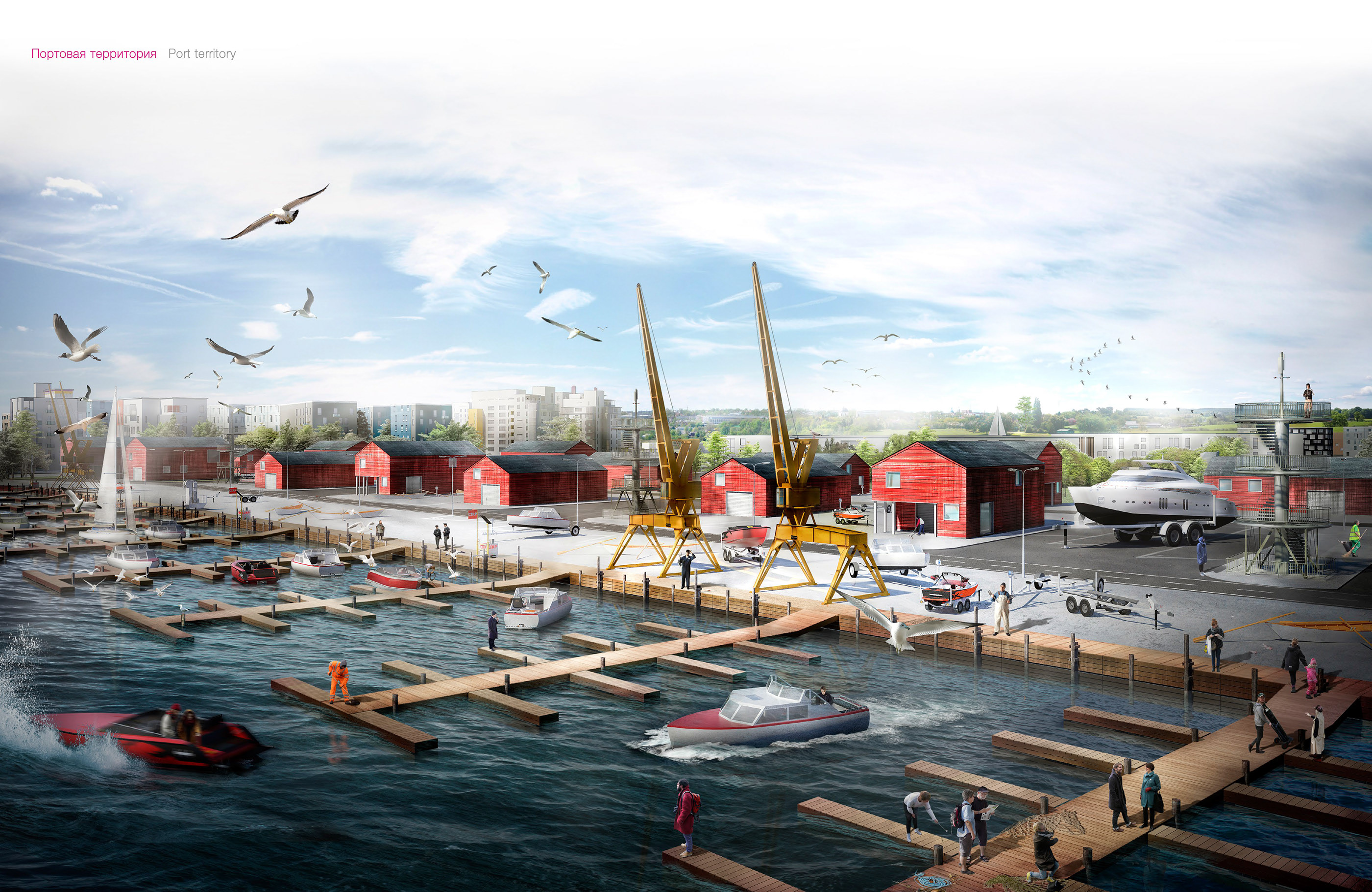 Спортивно-развлекательный комплекс с речным вокзалом-7