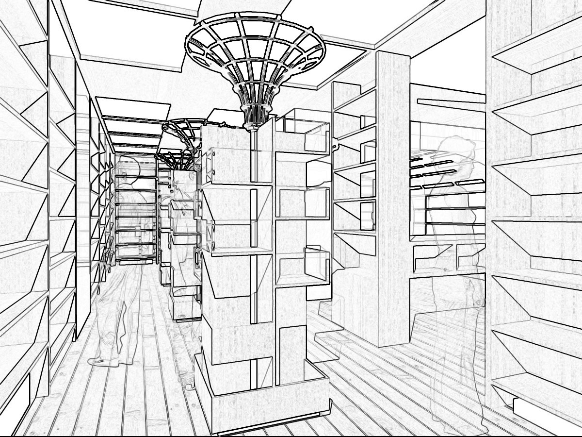 米斯克斯美食店室内设计-9