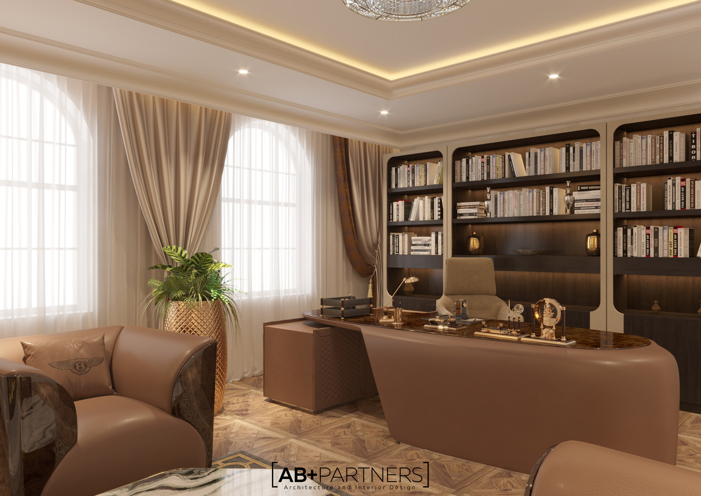 伦敦豪华别墅现代奢华室内设计-15