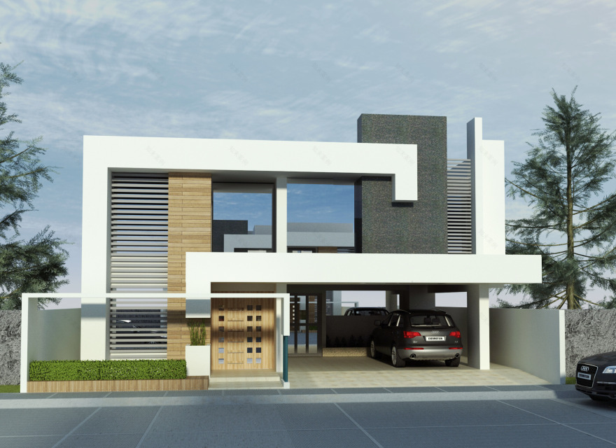 墨西哥风情独栋住宅设计-2