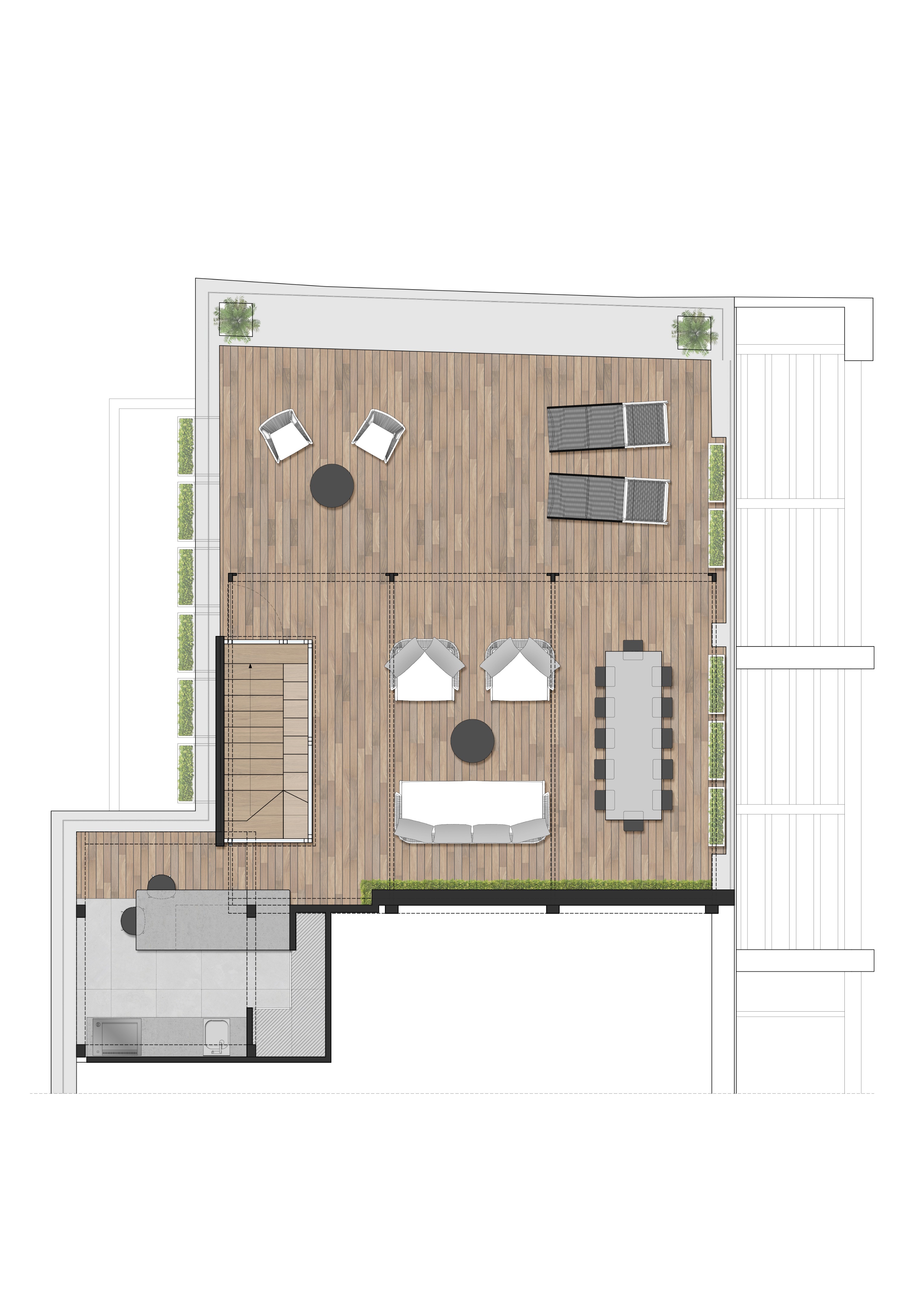 现代公寓中的传统东方元素——双厨房设计-25
