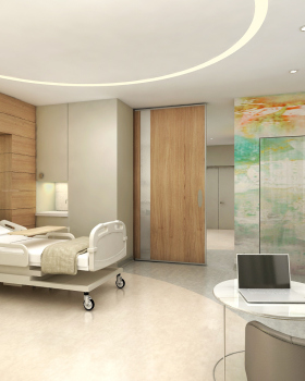 Emirates Hospital • Patient Room & Consultation Room