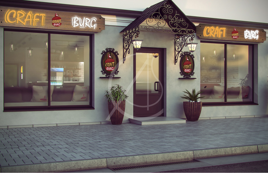 喀山工艺汉堡餐厅 | 工业风中的温馨之作-3