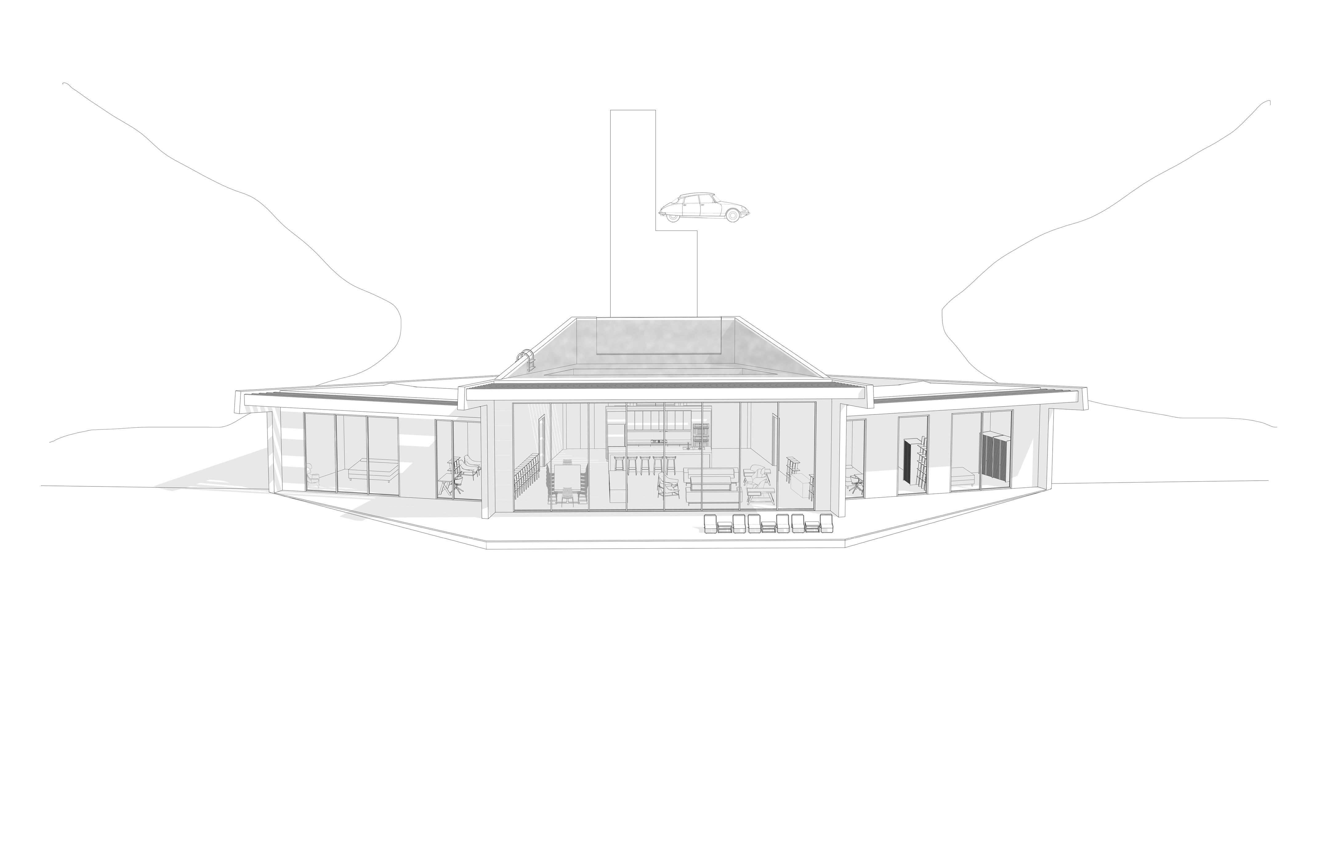 海洋边的“魟鱼”别墅-12