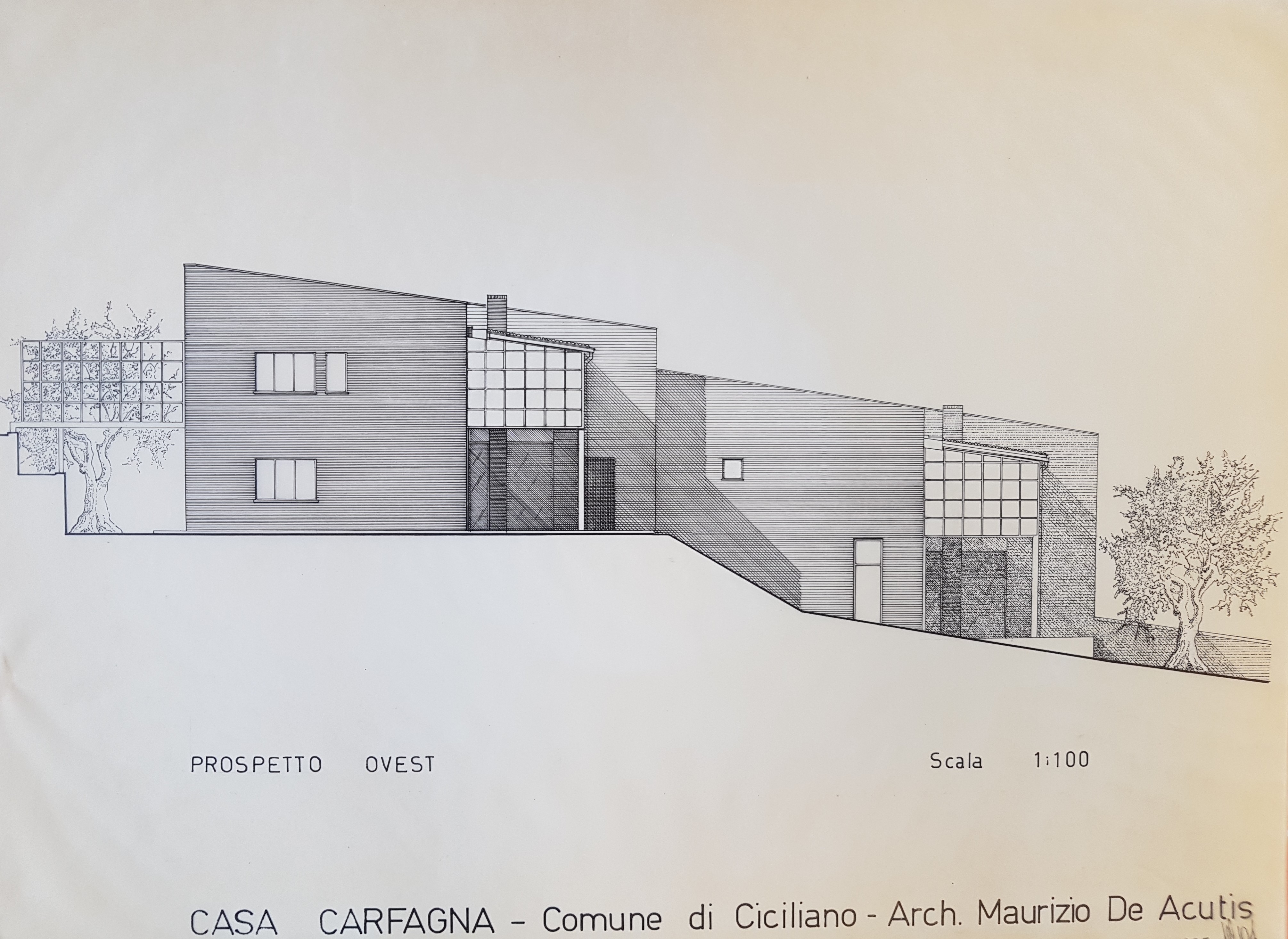 意大利橄榄树丛中的双层别墅设计-5
