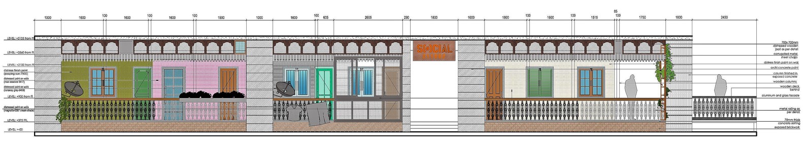 孟买查尔风格融入现代空间的设计实践-45