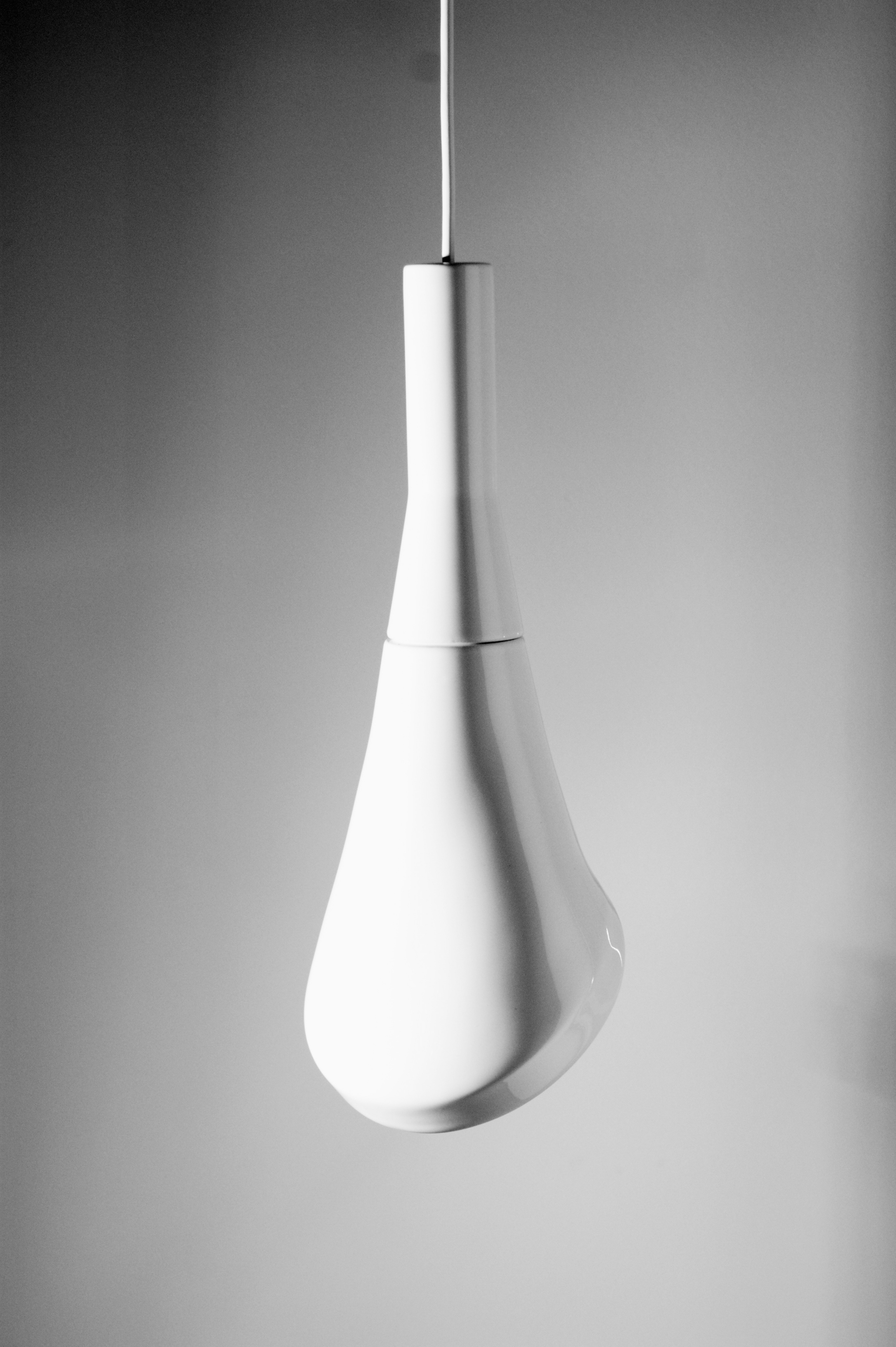 白噪声吊灯 | 极简纯白，雕塑般的照明设计-10