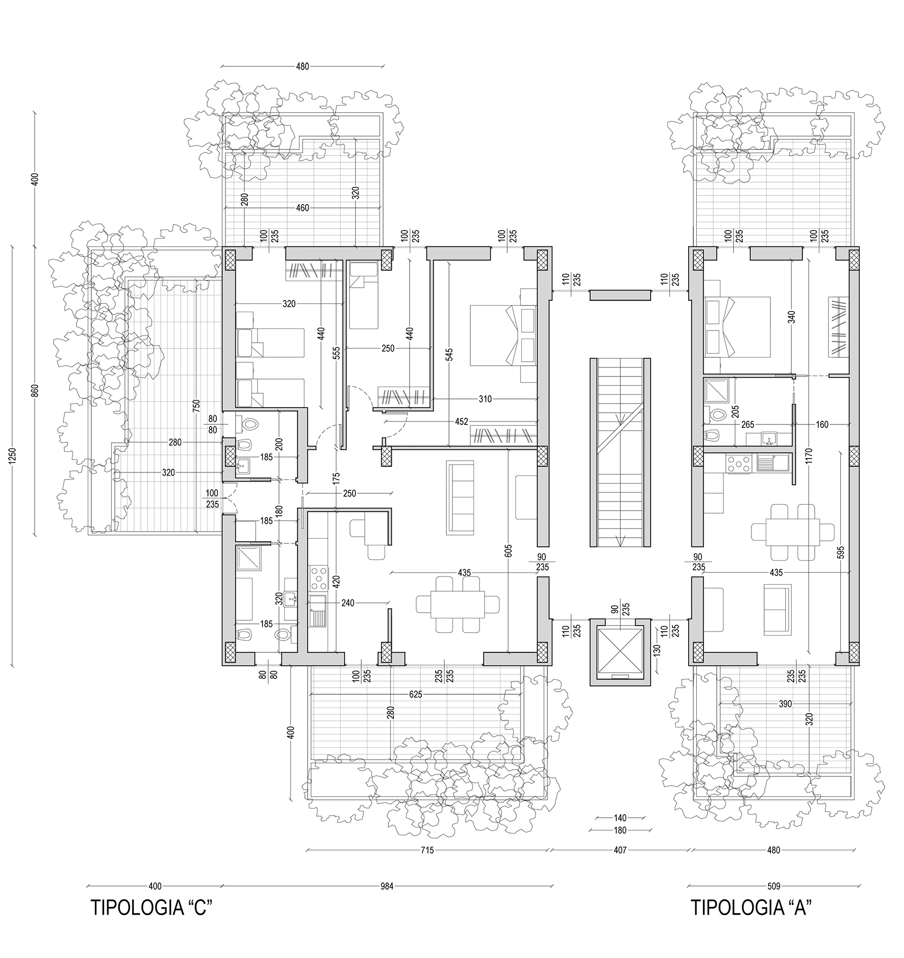 树之宫·垂直森林中的绿色住宅-9