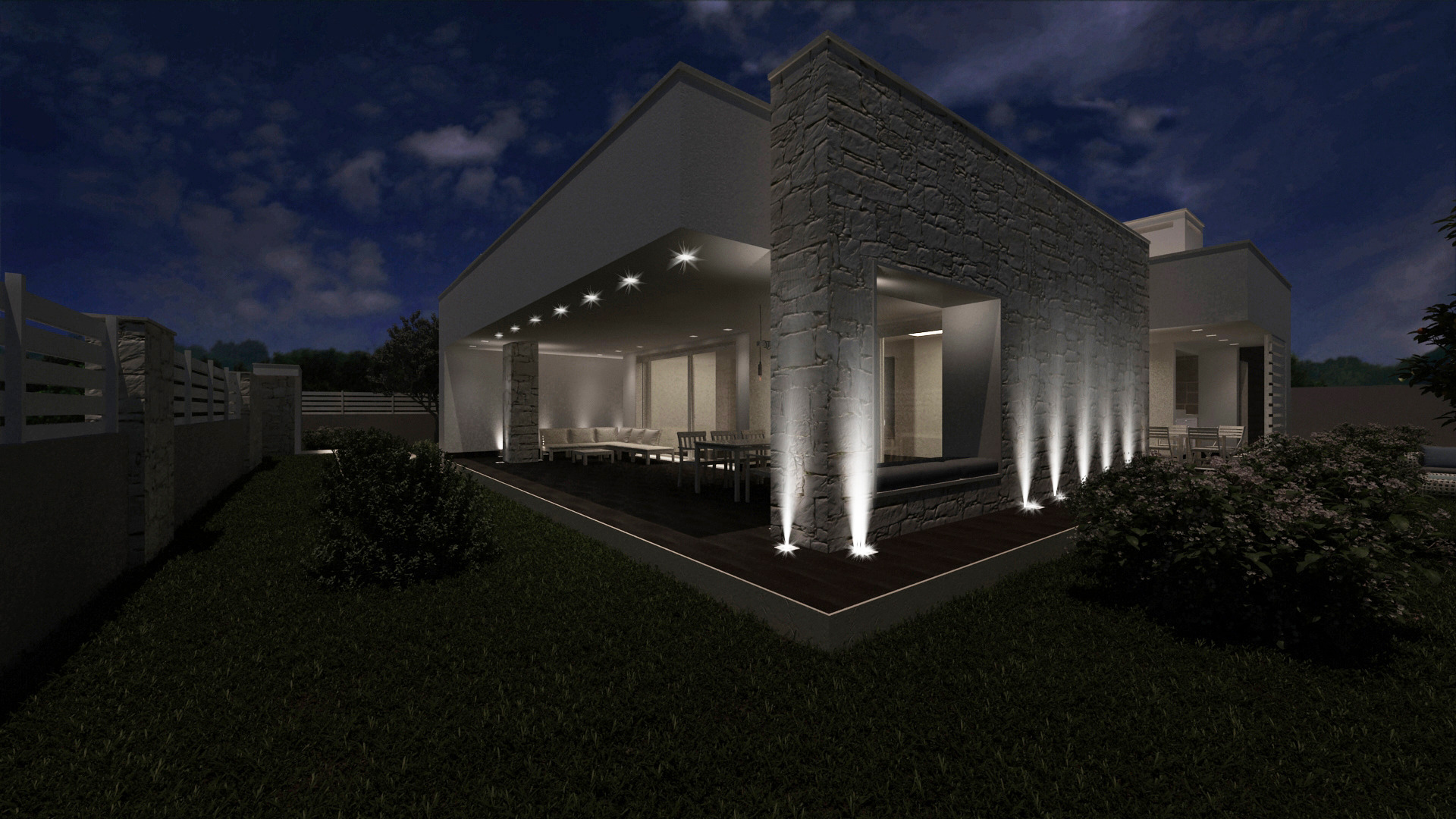 现代家庭别墅设计，室内外和谐共生-14