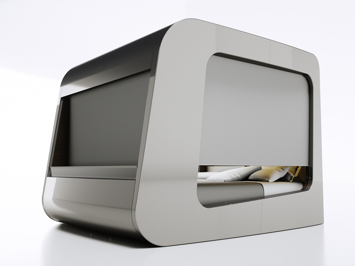 迪拜私人住宅中的高科技睡眠舱——HiCan-17