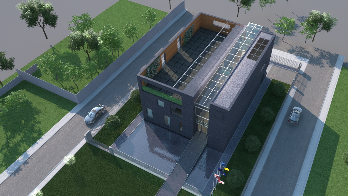 2013 年未实现的格鲁吉亚驻乌克兰大使馆设计-7