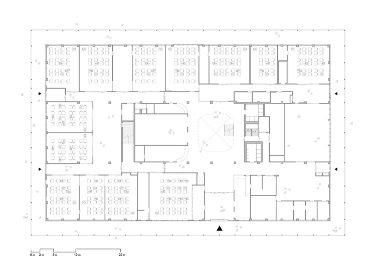 荷兰多霍恩彩色新校舍 | 自然、紧凑与可持续的教育产业-11