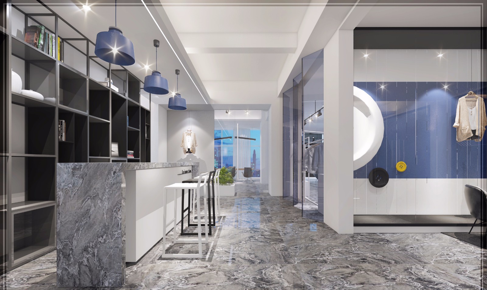 现代简约办公空间-6