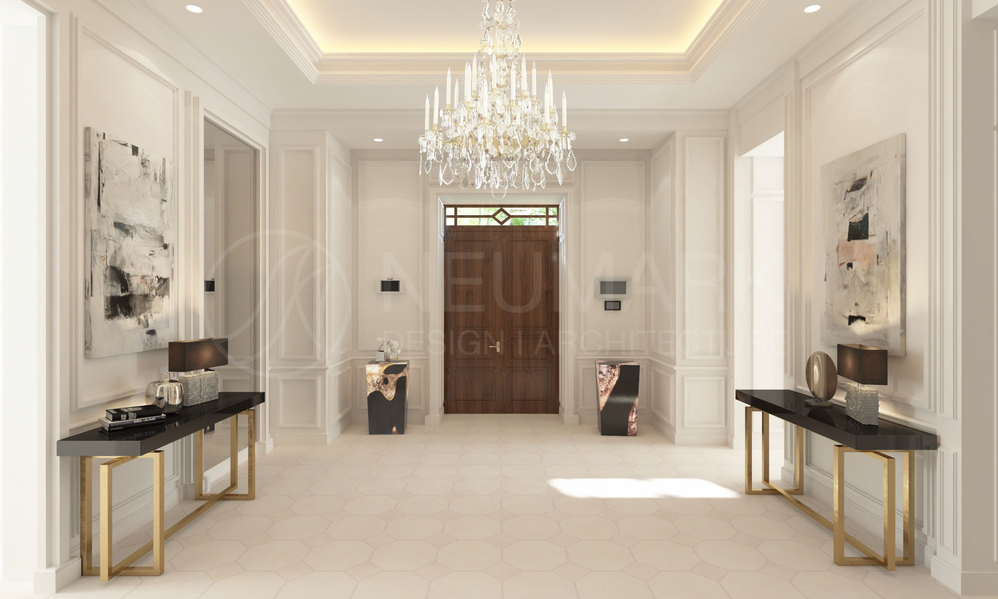 莫斯科英伦风豪华别墅设计-12