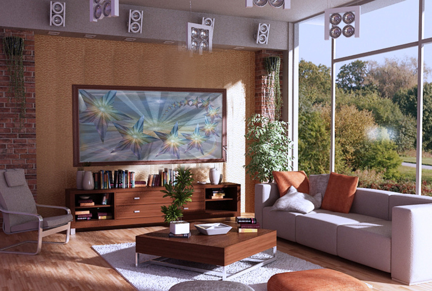 艺术面板打造现代室内空间-18