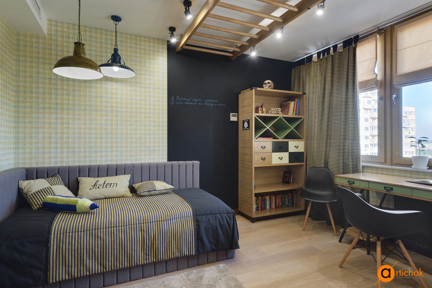 城市中的普罗旺斯·四口之家的温馨空间-13