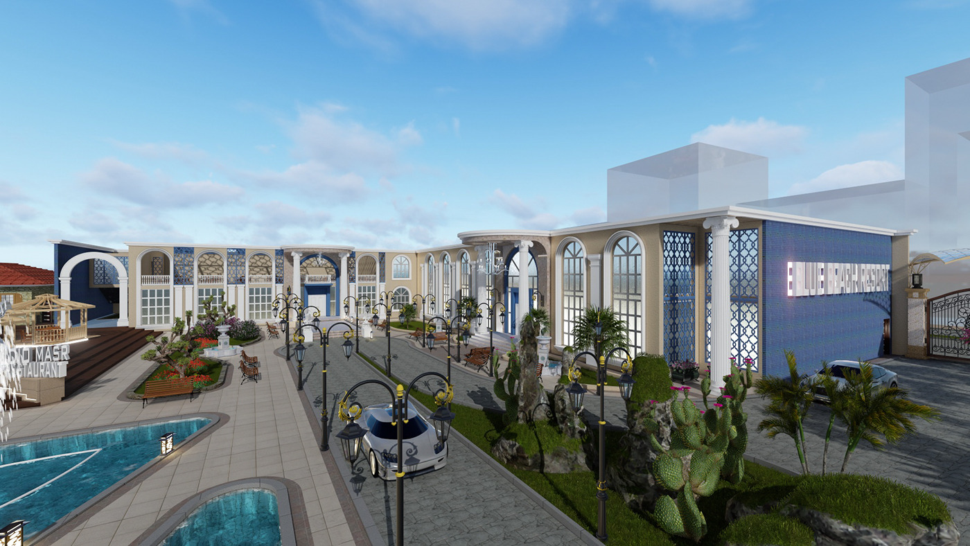 苏伊士蓝海度假村 | 埃及风情海滨酒店-1