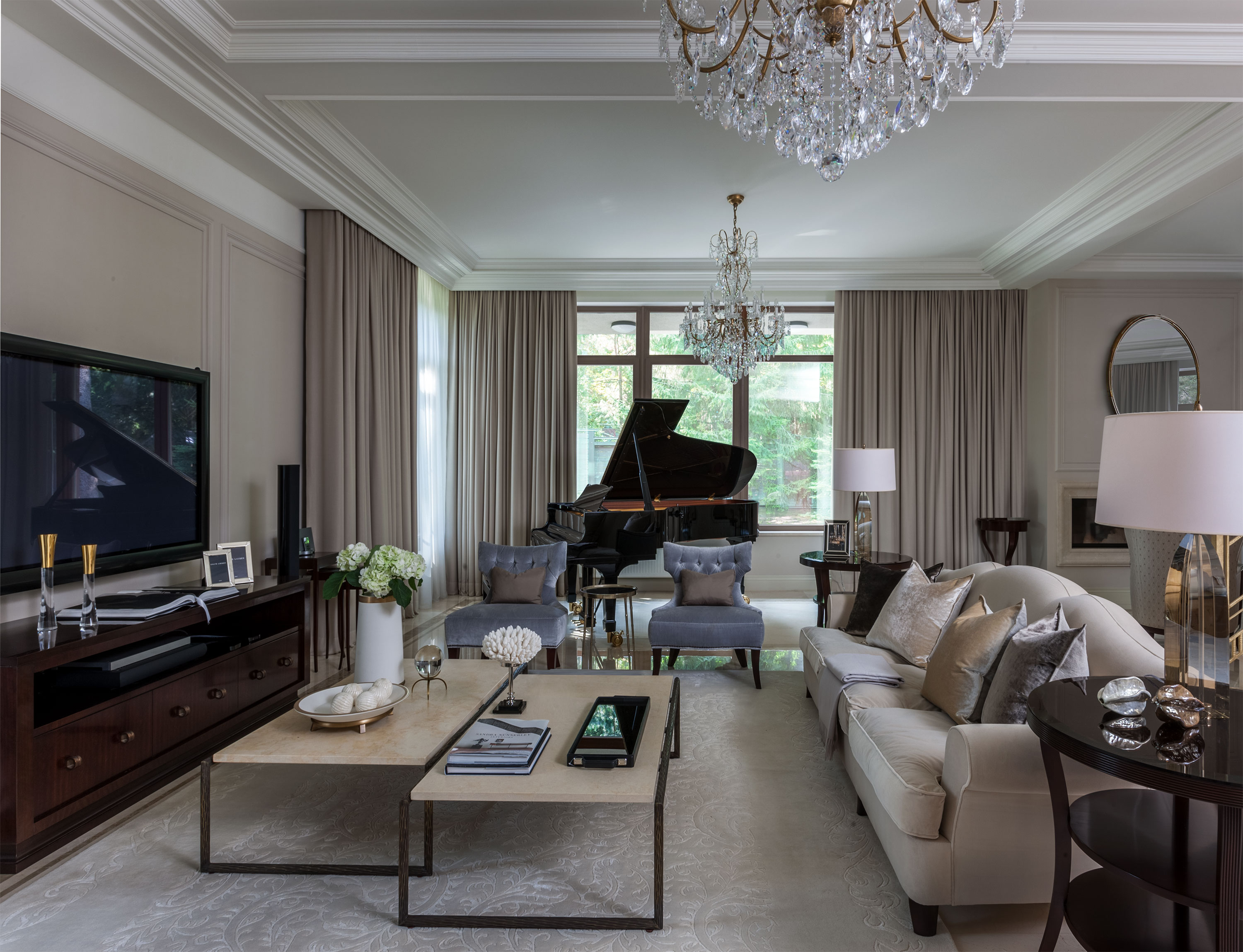 莫斯科美国经典乡村别墅设计-4