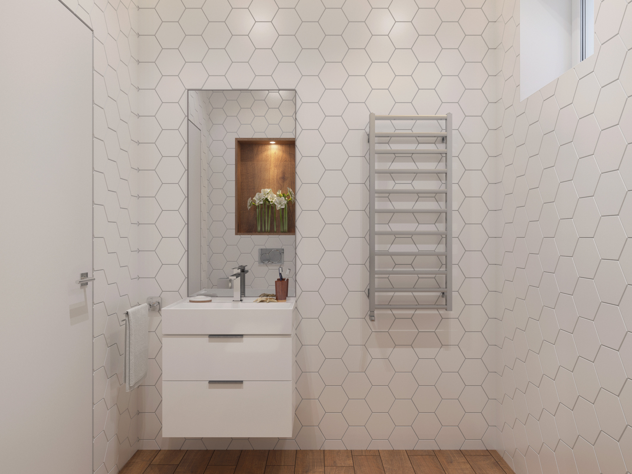 莫斯科郊区别墅时尚室内设计-42