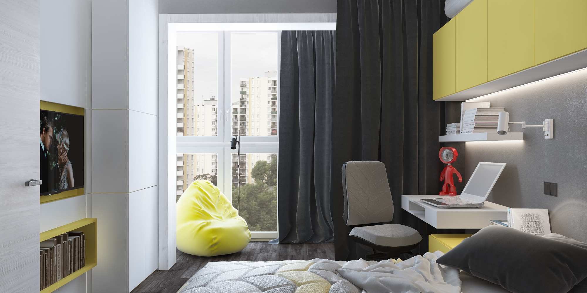 2016 年完工的 RIVER PARK 公寓室内设计-4