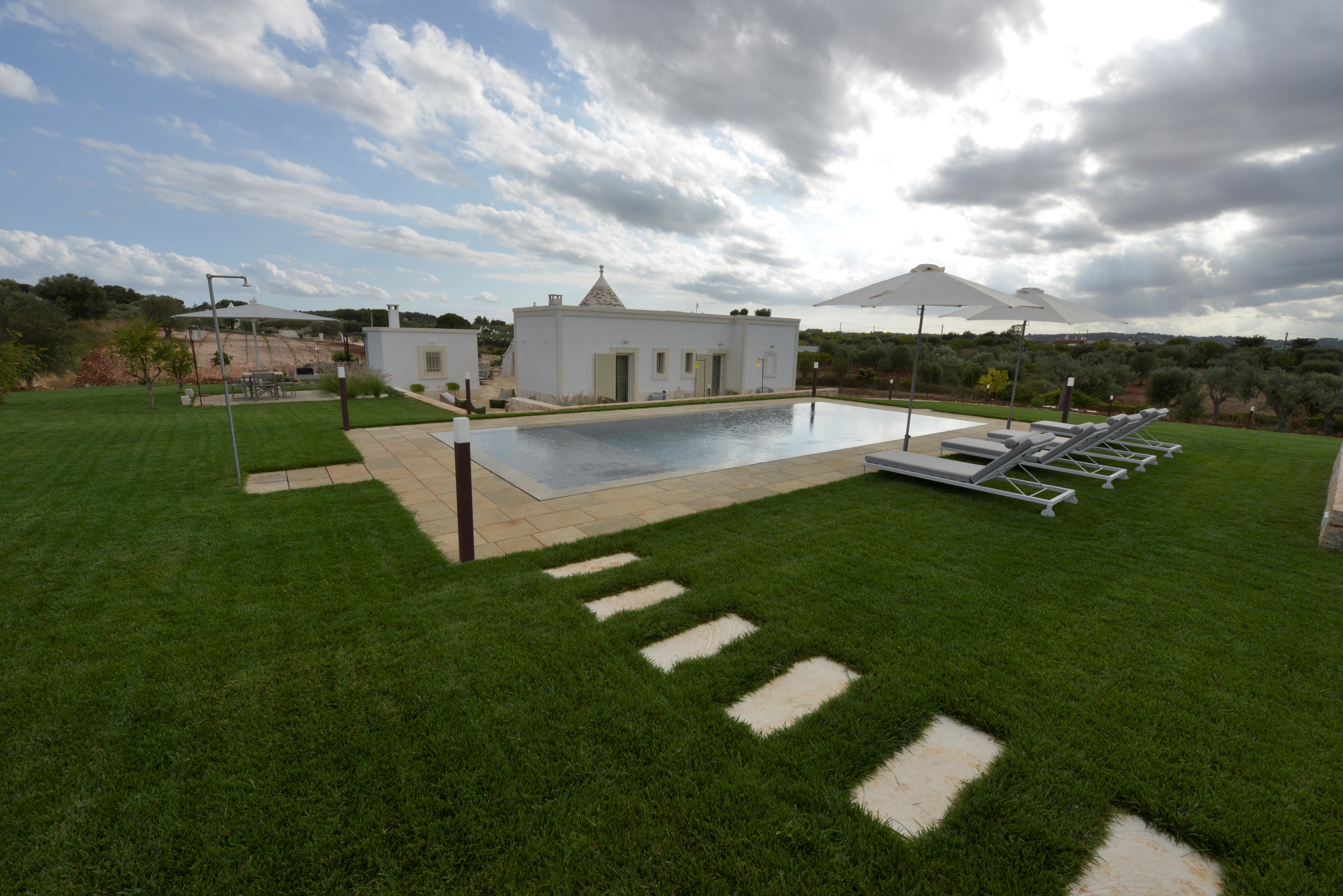 意大利乡村风格泳池设计-7