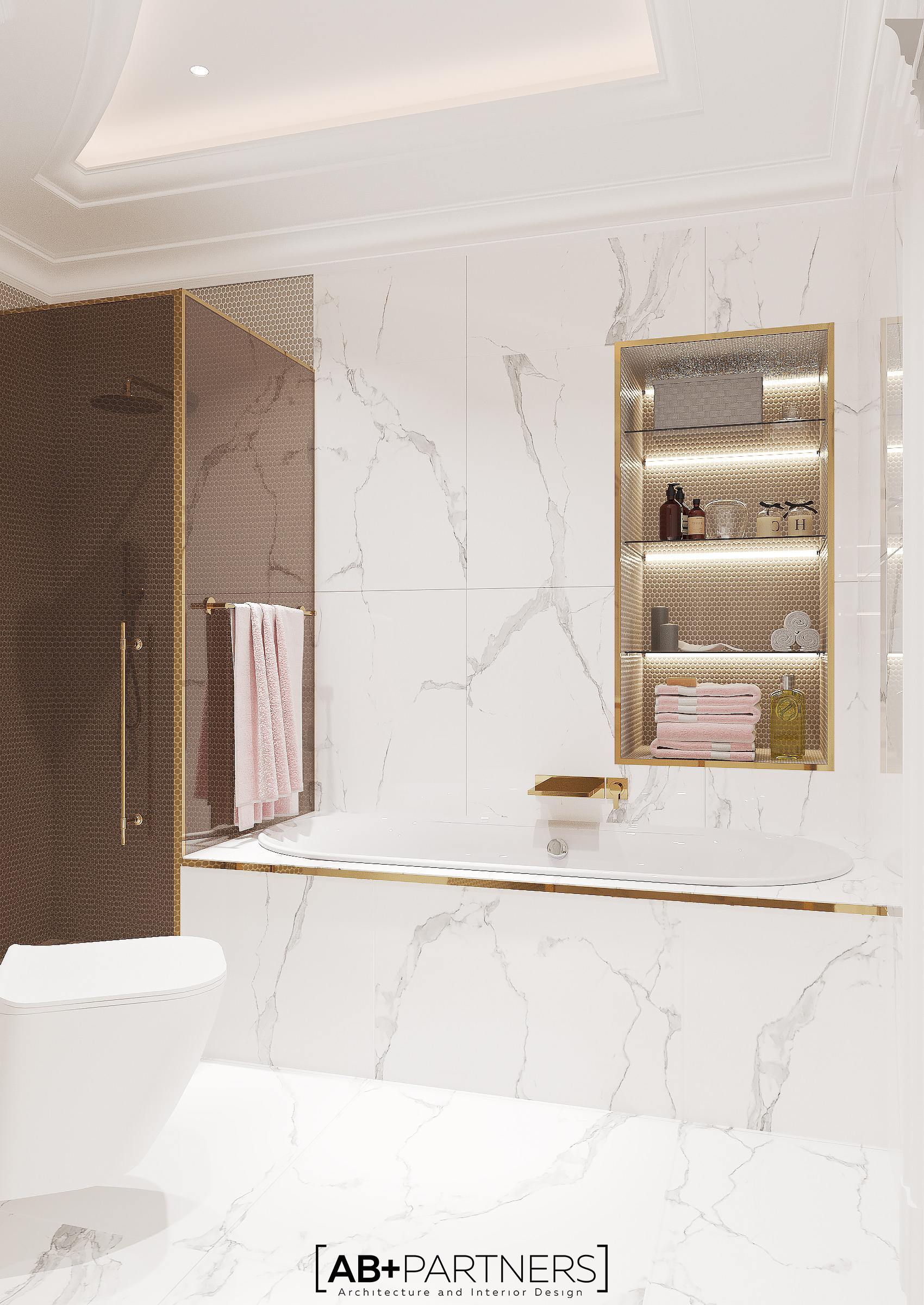 伦敦豪华别墅现代奢华室内设计-61