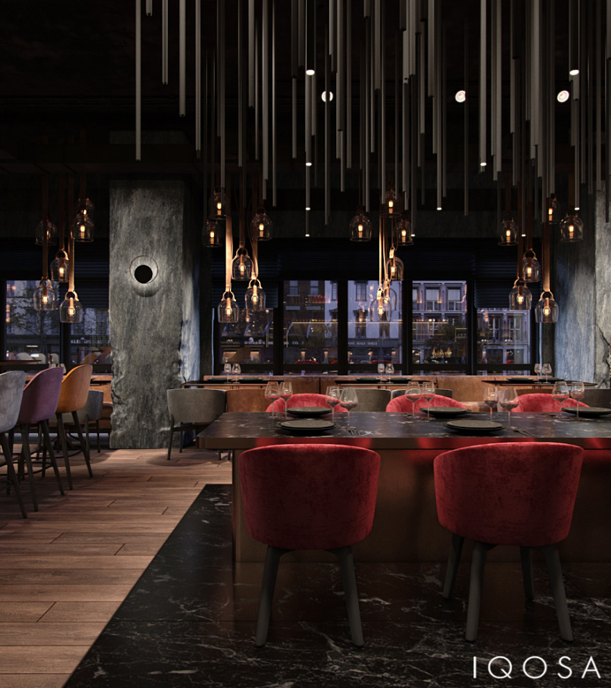 欧式高档餐厅 | 自然材料与精致设计的完美融合-1