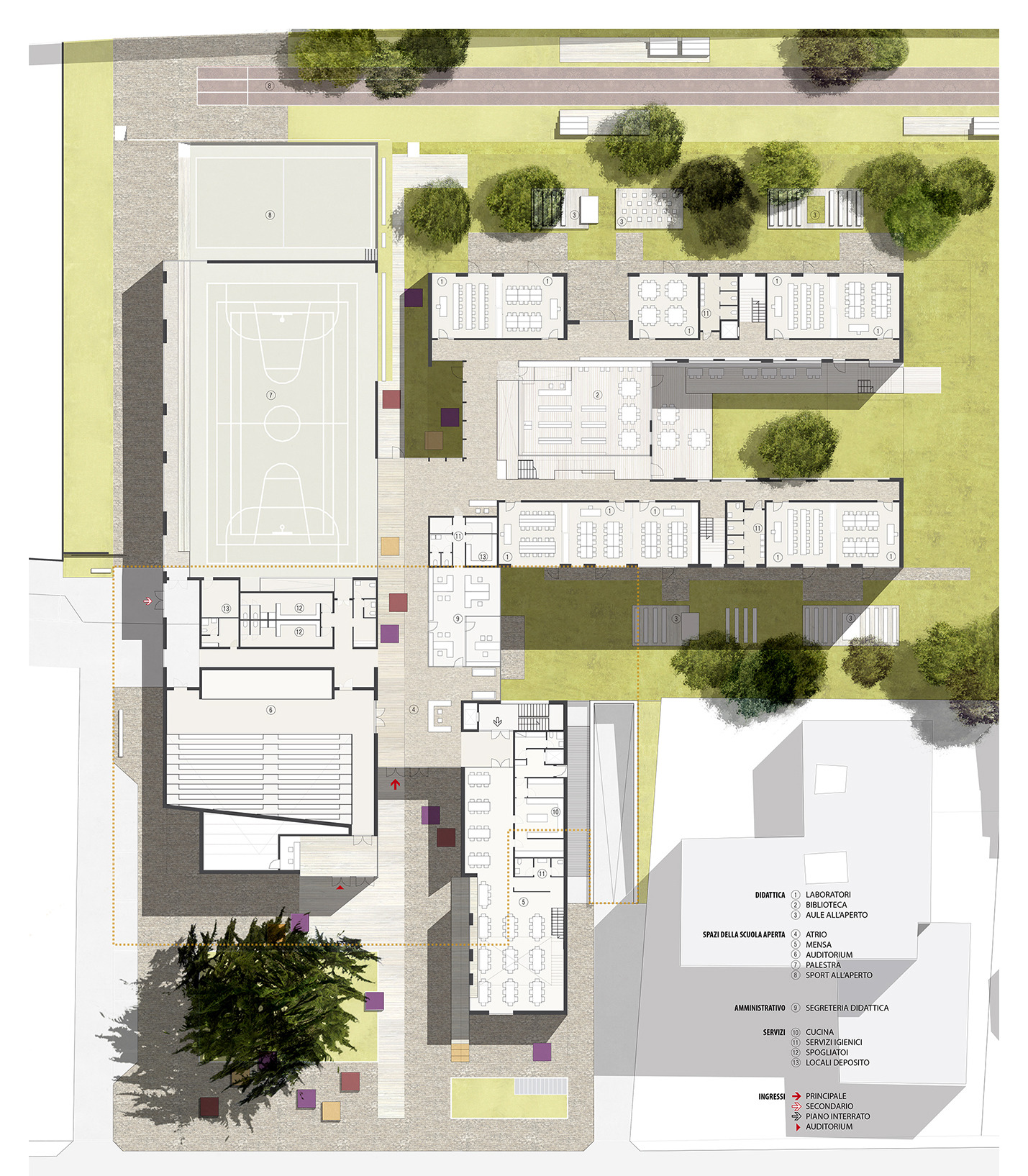 意大利索伦托新教育综合体的活力校园设计-5