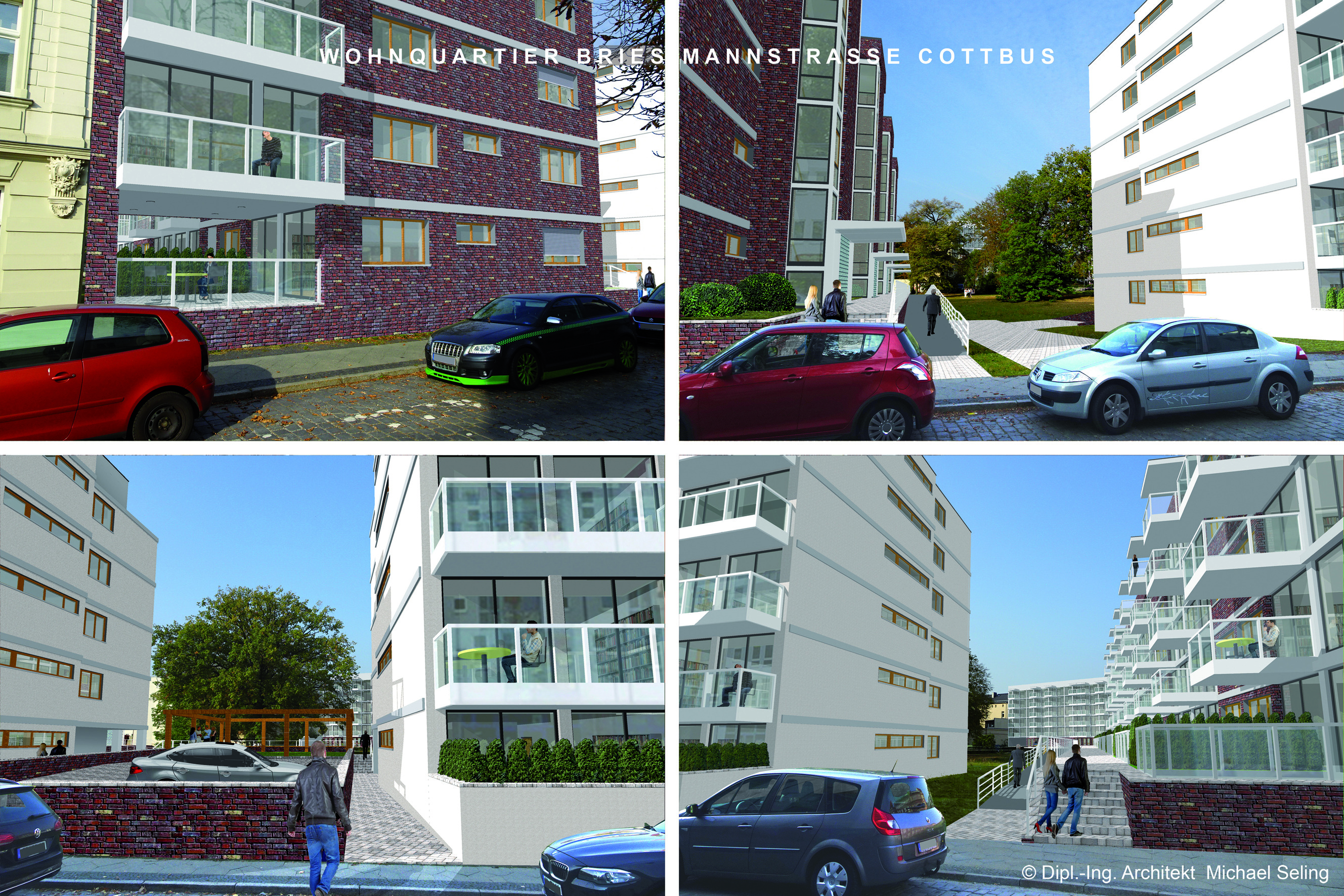 2018 年德国 Cottbus 住宅区设计大赛作品-3