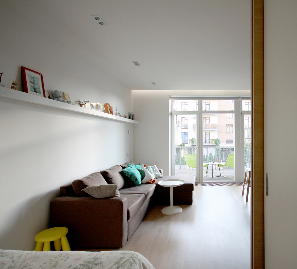 乌克兰基辅 44 平米精致小户型设计-9