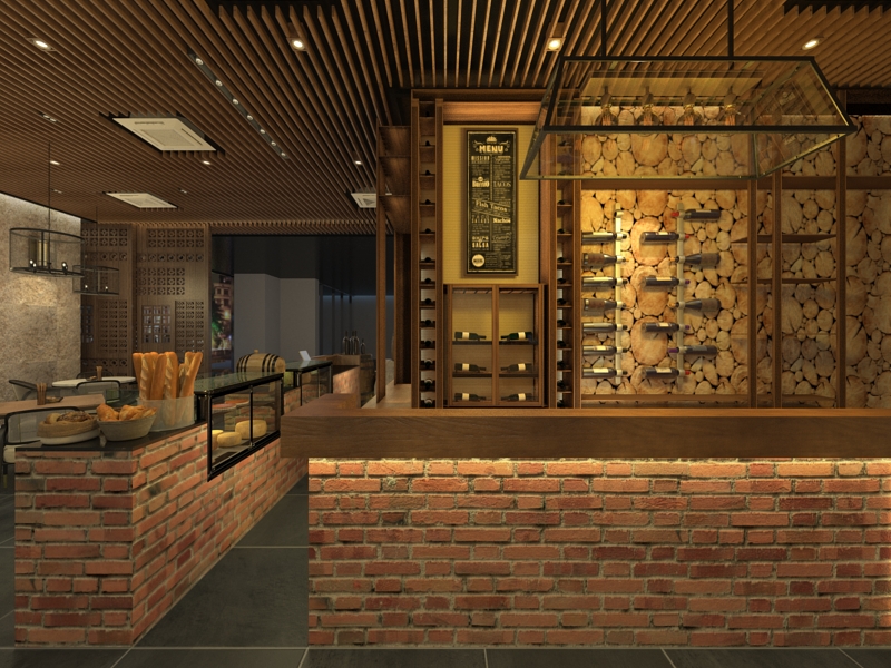 Interior Design - BASILICO Restaurant-4